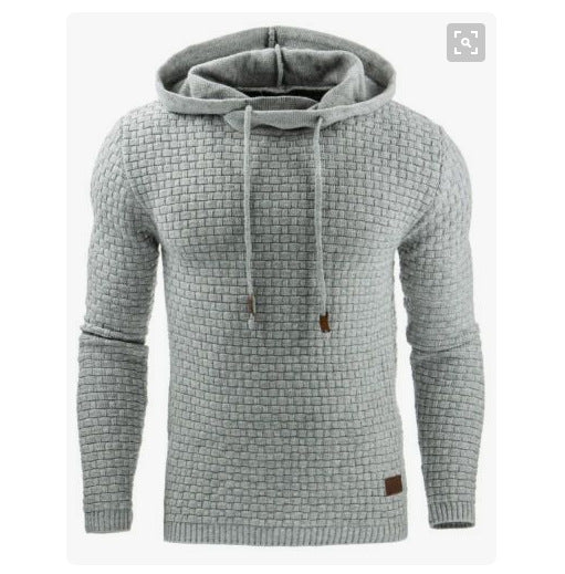 Jacquard Pattern Casual Hoodies
