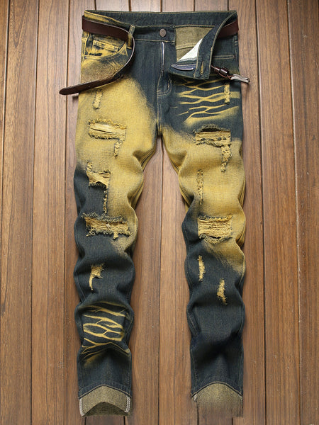 Ripped Distressed Skinny Jeans