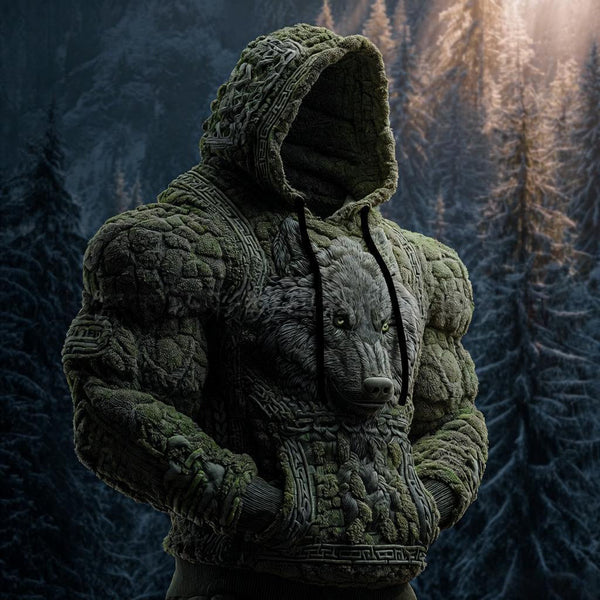 3D Digital Printed Long-Sleeve Hoodies