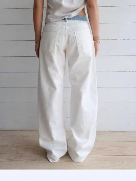 Loose-Fitting Wide-Leg Pants