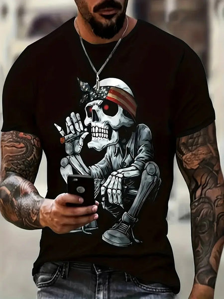 Trendy Round-Neck T-Shirt