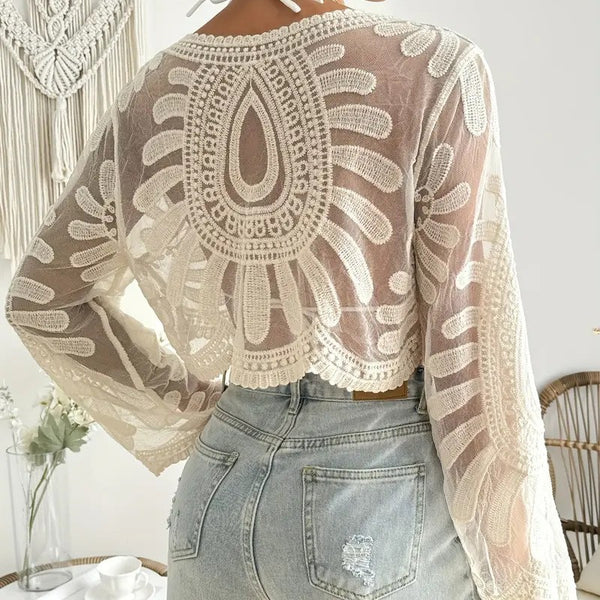 Long sleeve Lace Blouse