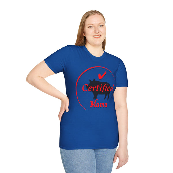 Certified Pig Mama T-Shirt Red Logo