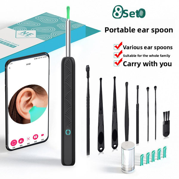 Wireless Visual Ear Cleaning Endoscope