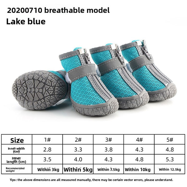 Mesh Dog Shoes