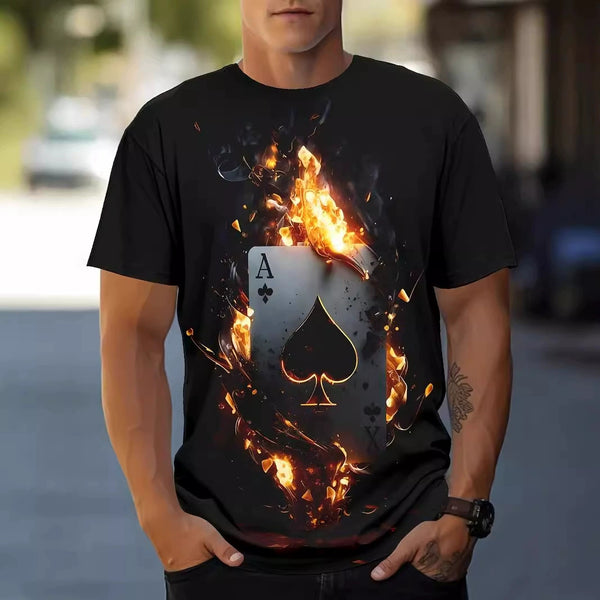 Trendy Round-Neck T-Shirt