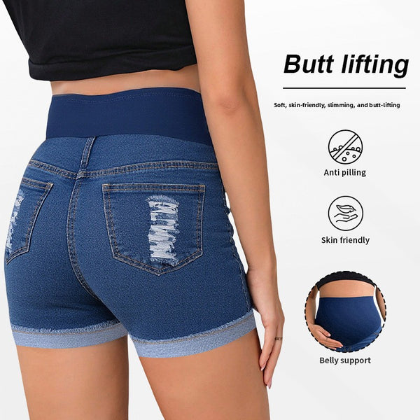 Breathable Stretchy Maternity Shorts