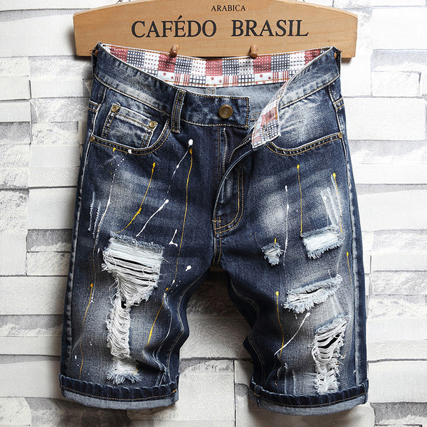 denim shorts