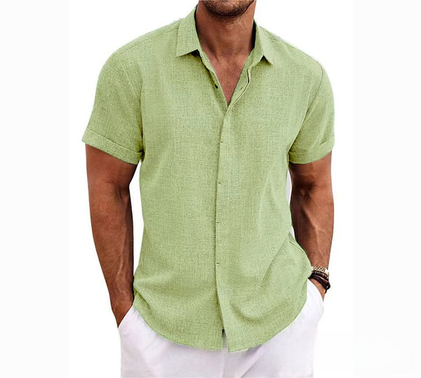 Thin Short-Sleeved Beach Shirt