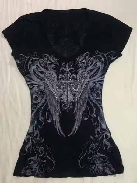 Angel Wings Short Sleeve Shirt