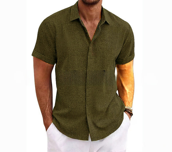 Thin Short-Sleeved Beach Shirt