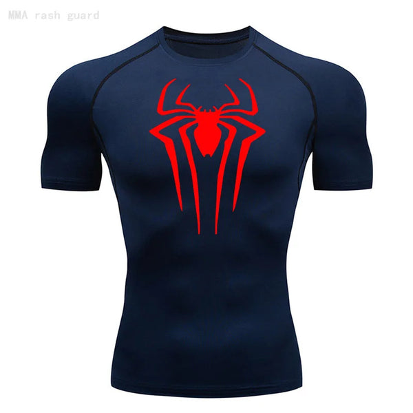 Spider Design Compression Shirts