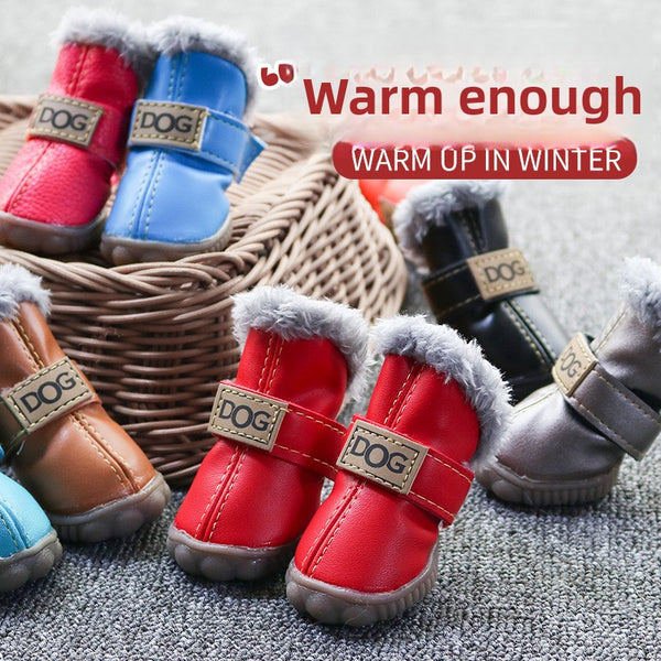 Warm Protective Non-Slip Dog Shoes
