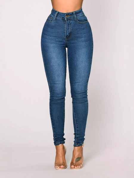 High Waist Stretch Jeans