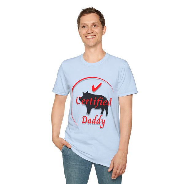 Certified Pig Daddy T-Shirt Red Logo