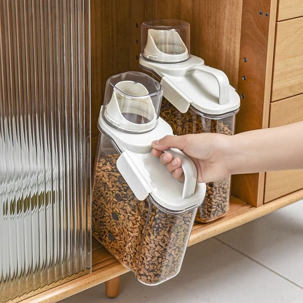 Cat Food Storage Dispenser