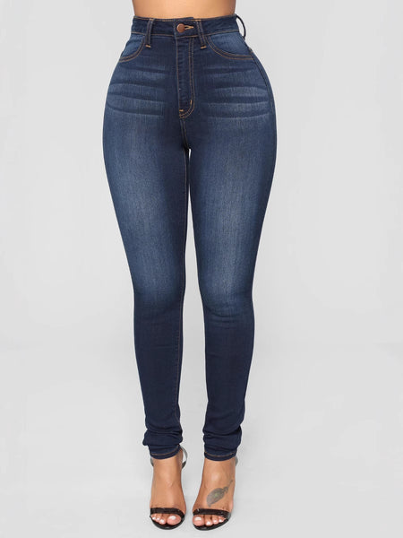 High Waist Stretch Jeans