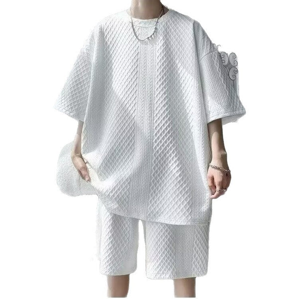 Short-Sleeved Two - Piece Short Set