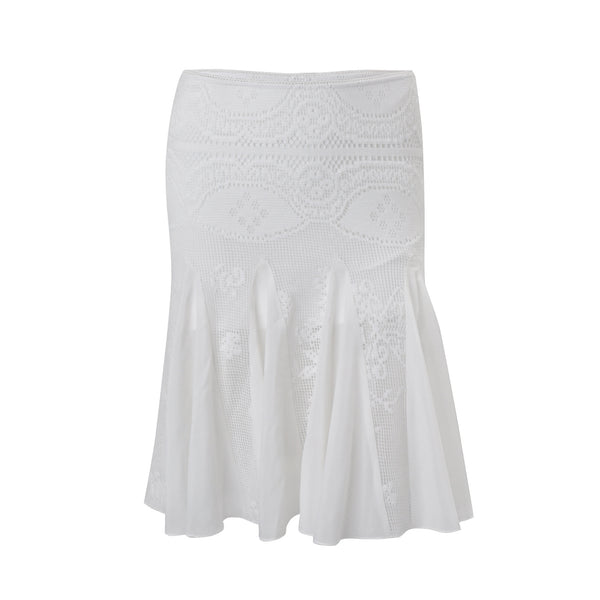 Square Neck Crop Top and Skirt Set