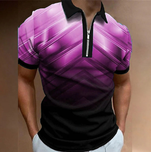 3D Printed Short-Sleeved Polo Shirts