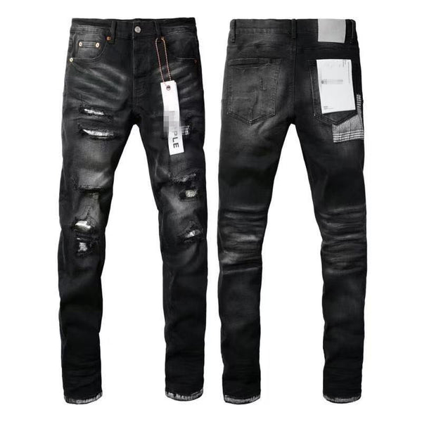 High Street ripped patch jeans