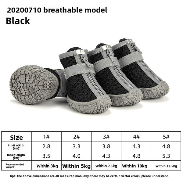 Mesh Dog Shoes