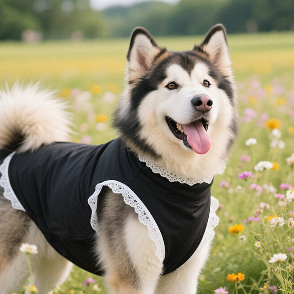 Lace Sleeve Dog Dress