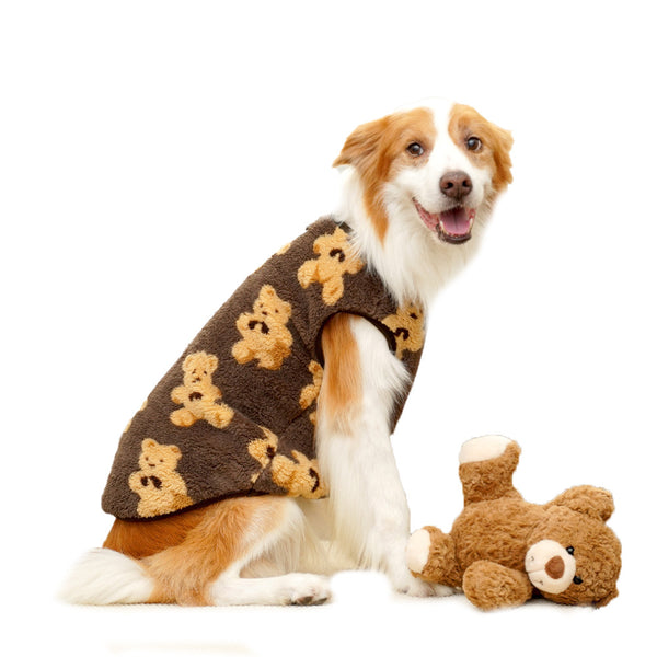 Teddy Bear Patterned Dod Sweaters