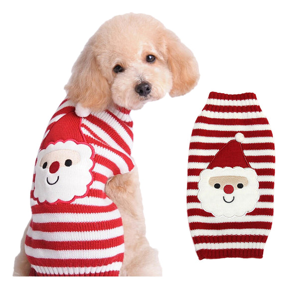 Festive Holiday Knitted Pet Sweaters