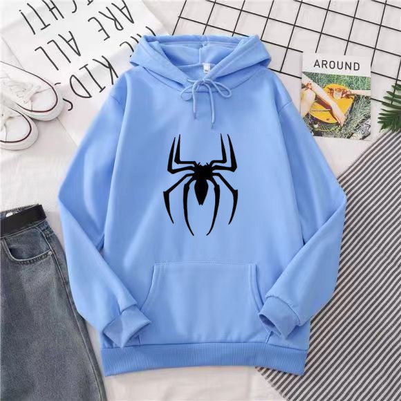 Spider Print Hoodies