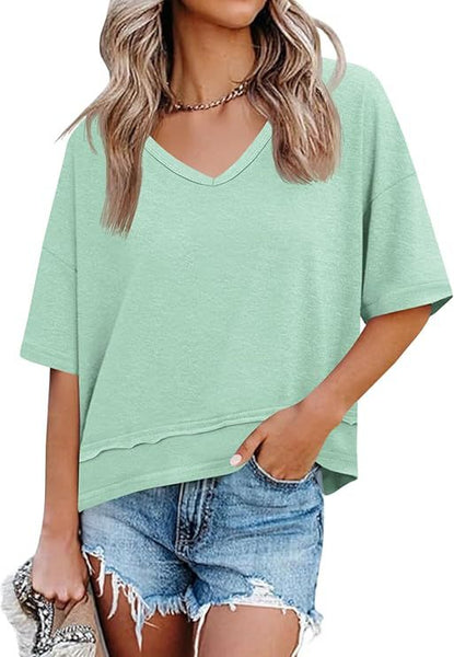 Women's V-Neck Sleeveless T-Shirt