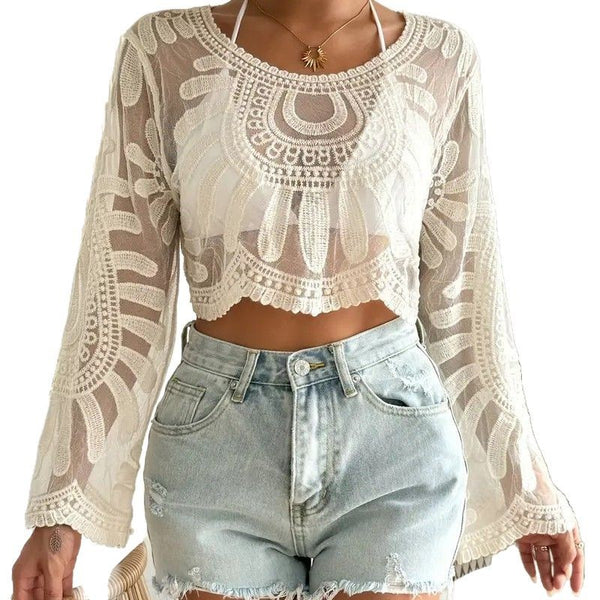 Long sleeve Lace Blouse