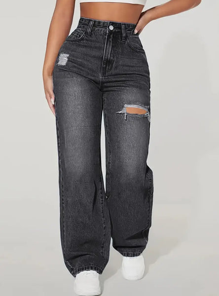 Sand Washed Ripped jeans