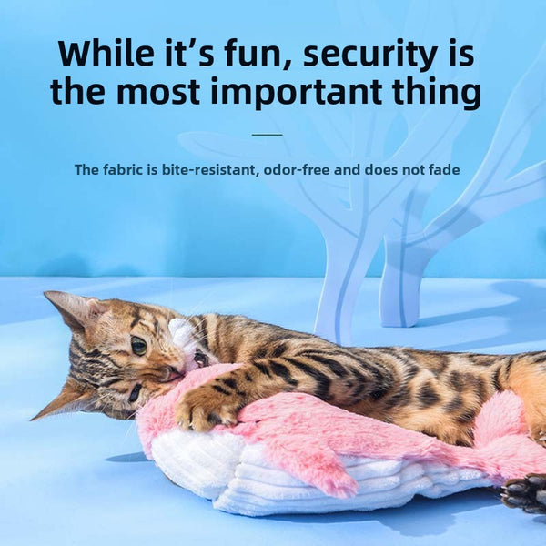 USB Rechargeable Jumping Shrimp Cat Toy