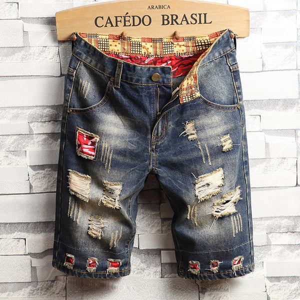 denim shorts