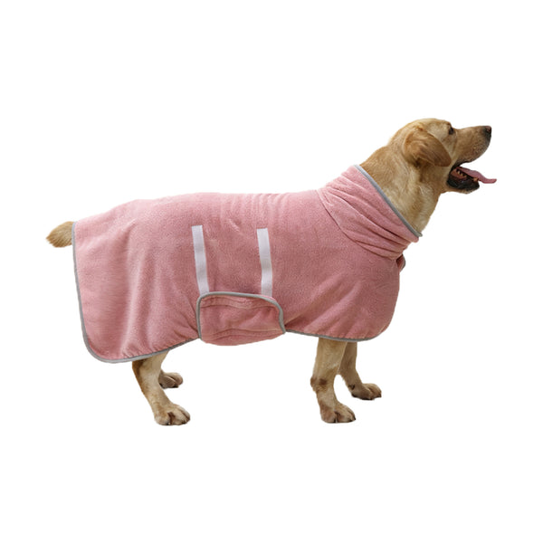 Quick-Dry Dog Bathrobe