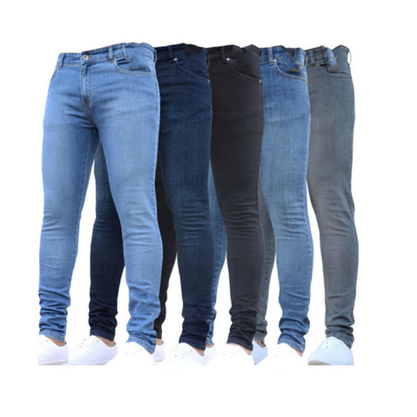 Slim Fit Stretch Denim Mens Pants