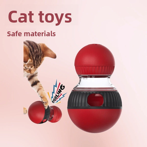Rotating Cat Toy with Treat Dispenser
