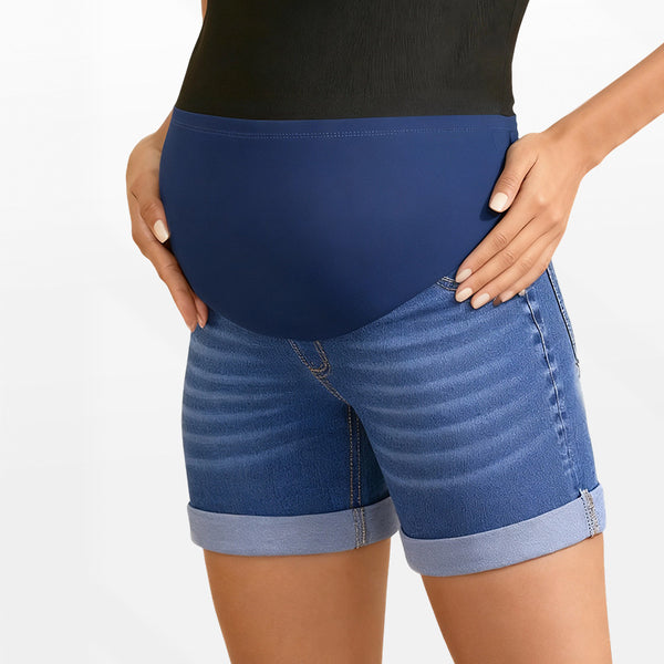 Breathable Stretchy Maternity Shorts