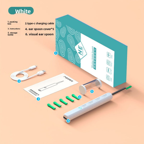 Wireless Visual Ear Cleaning Endoscope
