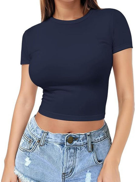 Body-Hugging Crop Top