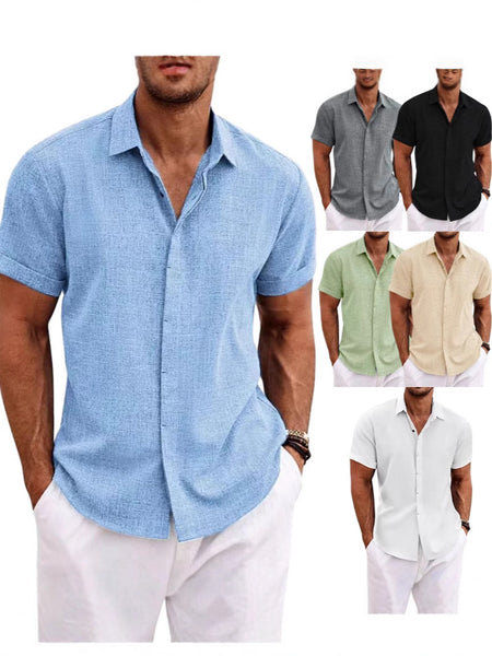 Thin Short-Sleeved Beach Shirt