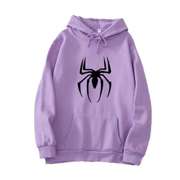 Spider Print Hoodies