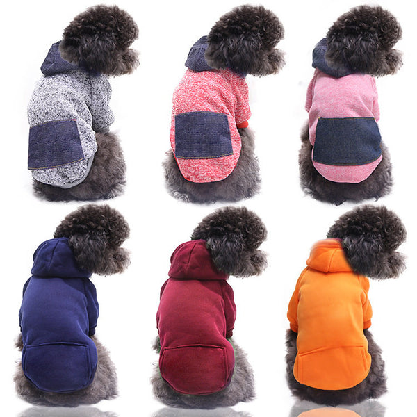 Soft Fleece Dog Hoodies
