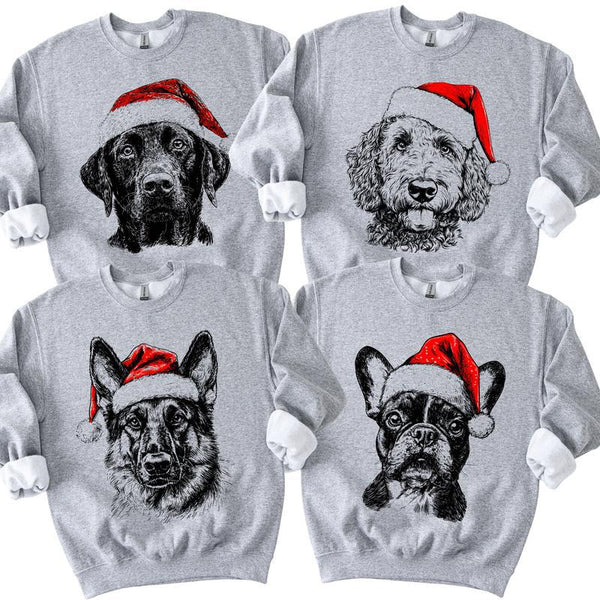 Dog Pattern Casual Pullovers