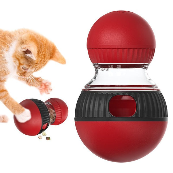 Rotating Cat Toy with Treat Dispenser