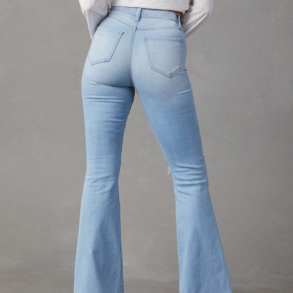 Hot Girl Ripped Jeans