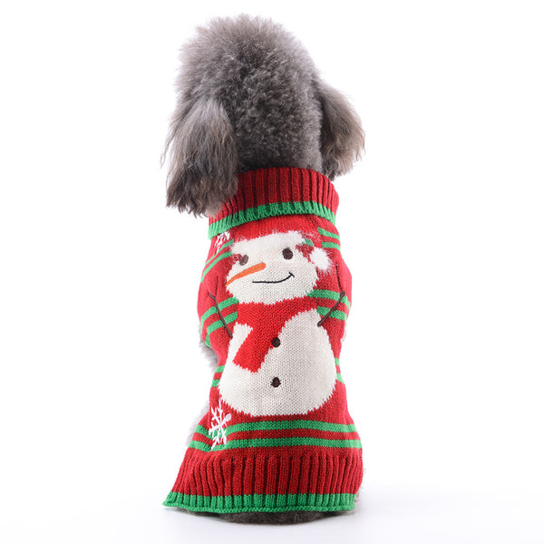 Festive Holiday Knitted Pet Sweaters