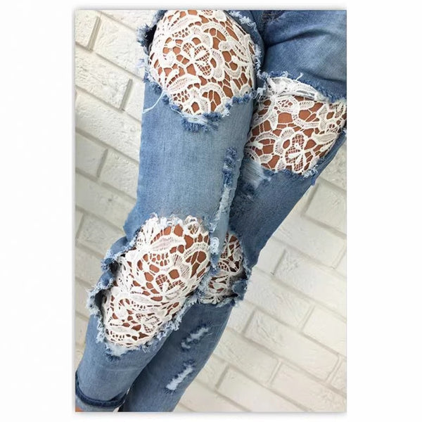 Stretchy Cotton Denim Jeans
