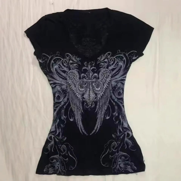 Angel Wings Short Sleeve Shirt